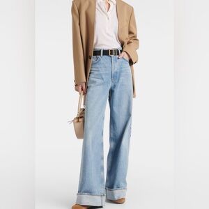 Agolde Dame high-rise wide-leg jeans